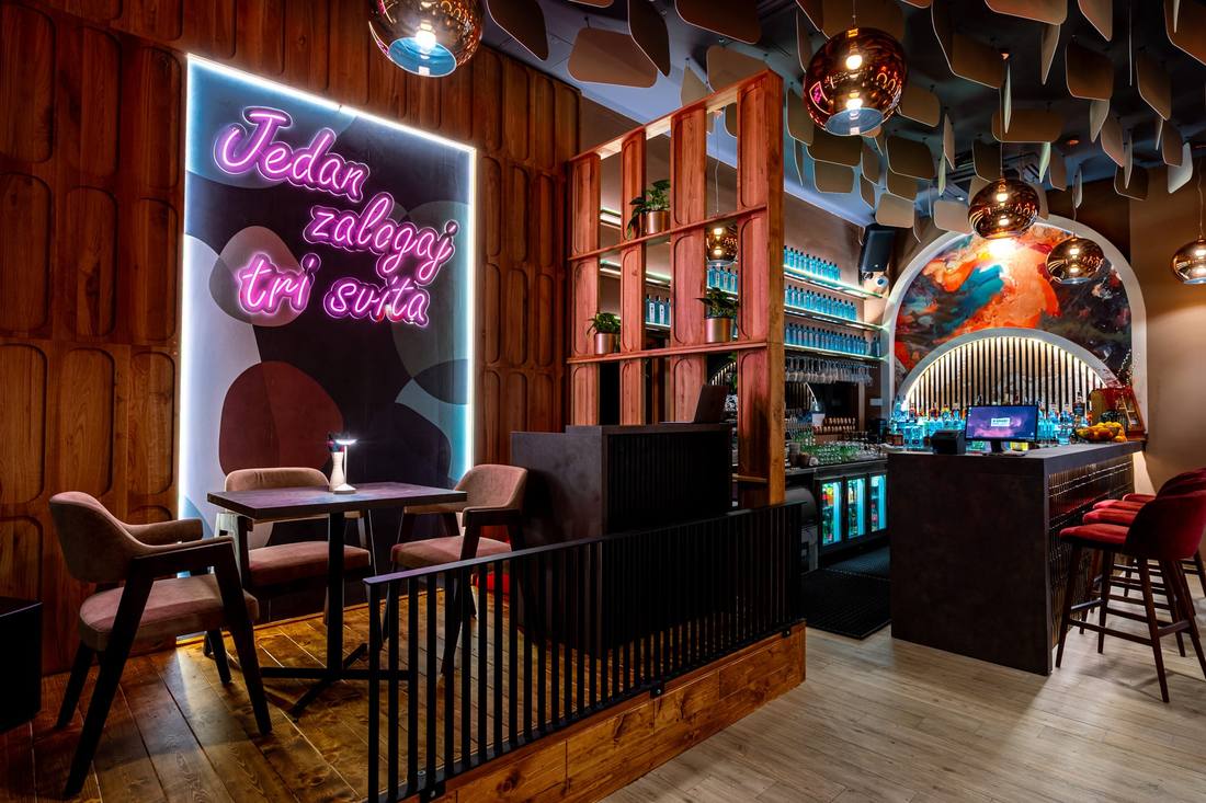 Brendiranje prostora · neon i grafike